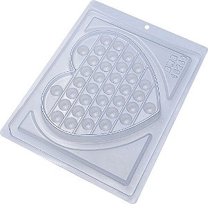 Forma de Acetato Pop It - Coração 10269 - 01 Unidade - BWB