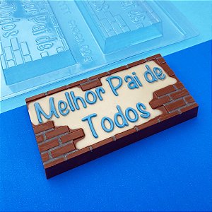 Forma de Acetato Especial Tablete Melhor Pai de Todos - Cód. 10171 - BWB