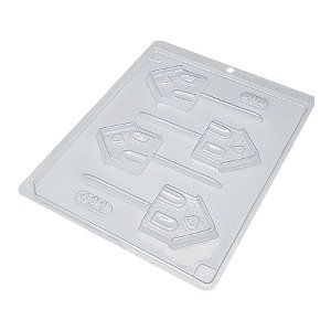 Forma de Acetato Pirulito Casa Cód. 431 BWB