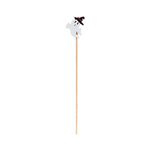 Pick Decorativo de Halloween - Fantasma - 12cm - 12 unidades - Cromus - Rizzo