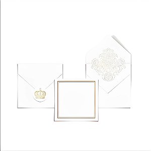 Carta de Agradecimento - Casamento Clássico - 24 unidades - Cromus - Rizzo