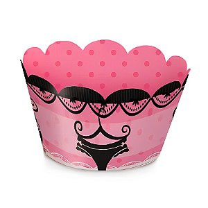 Mini Wrap para Cupcake - Lingerie - 12 unidades - Cromus - Rizzo