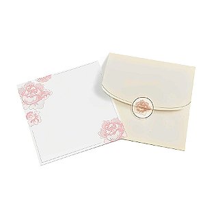 Convite - Casamento Romântico - 24 unidades - Cromus - Rizzo