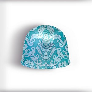 Papel Chumbo 10x9,8cm - Adamascado Azul - 300 unidades - Cromus - Rizzo