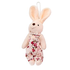 Mini Coelho para Pendurar Branco - 21cm - 1 unidade - Cromus - Rizzo