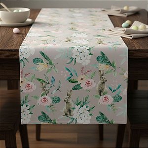 Caminho de Mesa - Páscoa Floral - 40x180cm - 1 unidade - Cromus - Rizzo