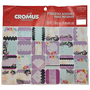 Cartela Adesiva - Antonieta - 2 unidades - Cromus - Rizzo