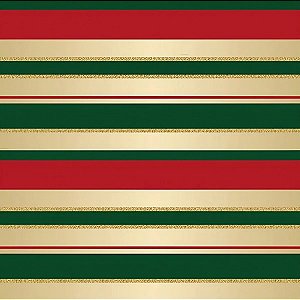 Saco para Presente Decorado - Sofisticação Listras - 60x90cm - 25 unidades - Cromus - Rizzo