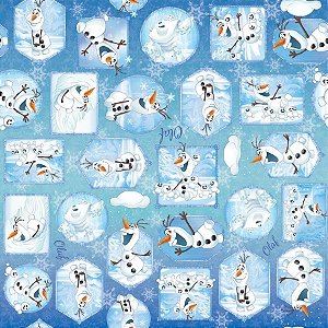 Folha para Ovos de Páscoa Frozen Olaf 69x89cm - 25 unidades - Cromus - Rizzo