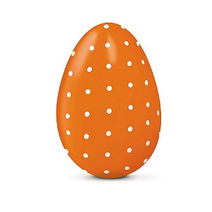Papel Chumbo 43x58cm - Poa Laranja/Branco  - 50 unidades - Cromus - Rizzo
