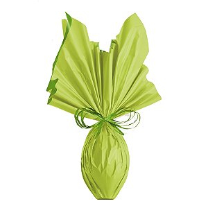Folha para Ovos de Páscoa Double Face Acetinado Verde/Verde 69x89cm  - 5 unidades - Cromus - Rizzo