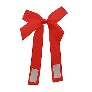 Laço Perfeito de Fita de Cetim com Adesivo - Vermelho - M 6x21cm - 3 unidades - Cromus - Rizzo