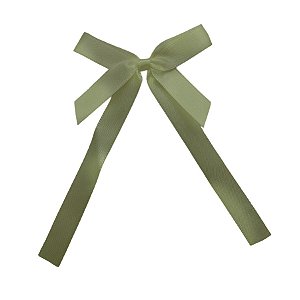 Laço Perfeito de Fita de Cetim com Adesivo - Verde Oliva - P 5x20,5cm - 3 unidades - Cromus - Rizzo