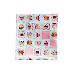 Folha para Ovos de Páscoa Double Face Macarons 69x89cm  - 25 unidades - Cromus - Rizzo