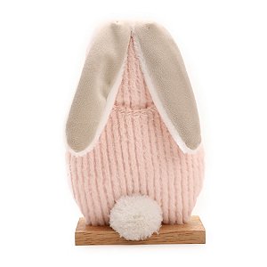Coelho Decorativo Enfeite de Mesa - Rosa - 1 unidade - Cromus - Rizzo