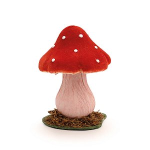 Cogumelo Decorativo - 14cm - 1 unidade - Cromus - Rizzo