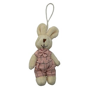 Mini Coelho Decorativo para Pendurar - Páscoa - 1 unidade - Cromus - Rizzo