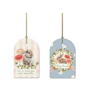 Tag Decorativa de Páscoa - Breeze - 12 unidades - Cromus - Rizzo