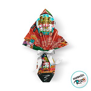 Saco Express 39x39cm para Ovos de 350g a 500g - Food Truck Vermelho - 5 unidades - Cromus - Rizzo