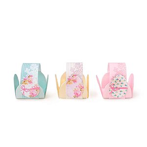 Forminha para Doces - Cesta de Ovos - 24 unidades - Cromus - Rizzo