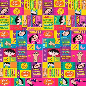 Saco para Presente Decorado - Festa da Luna - Cromus - Rizzo