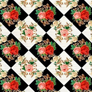 Saco para Presente Decorado - Gloria -  Cromus - Rizzo