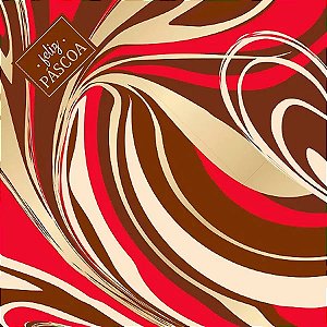Saco Express 49x49cm para Ovos de 750g a 1kg Mescla Vermelha - 25 unidades - Cromus - Rizzo