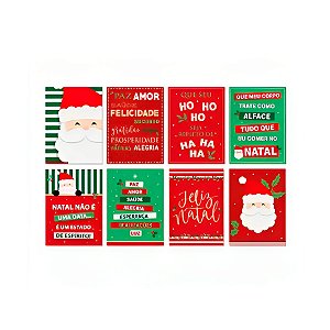 Cartaz Decorativo - Natal  - 8 unidades - Cromus - Rizzo