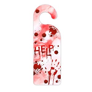 Tag Para Maçaneta - Help Halloween  - 1 unidade - Cromus - Rizzo