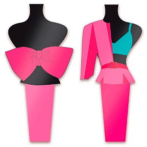 Pick para Cupcake - Fashion Show - 12 unidades - Cromus - Rizzo