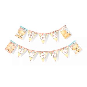 Faixa Decorativa Rosa - Forever Friends - 1 unidade - Cromus - Rizzo