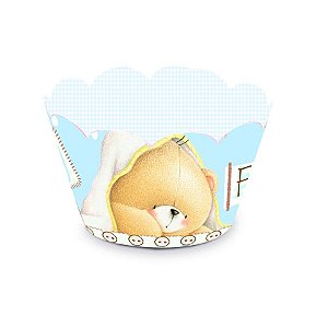 Wrap Para Cupcake Azul - Forever Friends - 12 unidades - Cromus - Rizzo
