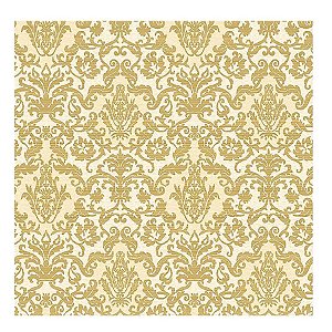 Saco Presente 50x70cm Adamascado Exuberancia Marfim - 25 unidades - Cromus - Rizzo