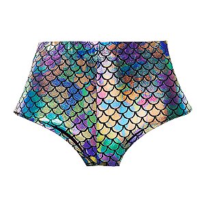 Shorts Hot Pant Sereia Iridescente - 1 unidade - Cromus - Rizzo
