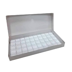Caixa Transporte com Berço 50 Doces - Branco - 1 unidade - Rizzo