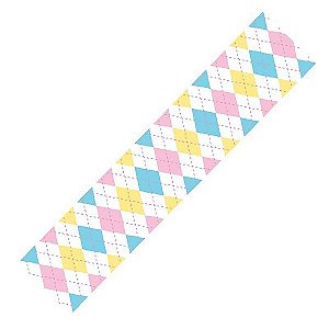 Fita de Cetim Losango Baby EGP009TR 142 - 38mm - 10 metros - Progresso - Rizzo Confeitaria
