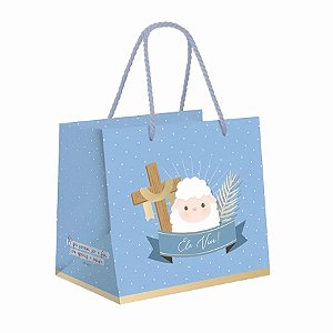 Sacola Premium Para Caixa Meio Ovo de 250g a 350g - Cordeirinho - 30x26x14cm - 1 unidade - Cromus - Rizzo