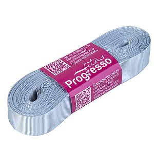 Fita Gorgurão Progresso 15mm nº3 - 10m Cor 084 Prata - 01 unidade