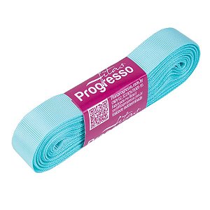 Fita Gorgurão Progresso 15mm nº3 - 10m Cor 247 Azul Tiffany - 01 unidade