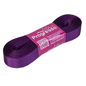 Fita Gorgurão Progresso 15mm nº3 - 10m Cor 675 Violeta - 01 unidade
