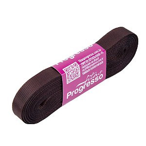 Fita Gorgurão Progresso 11mm nº2 - 10m Cor 340 Marrom Café - 01 unidade
