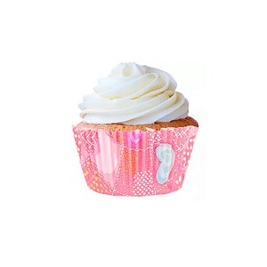 Forminha Forneável para Cupcake - Corações 2 - 45 unidades - Mago - Rizzo