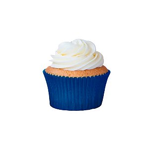 Forminha Forneável para Cupcake - Azul Royal - 45 unidades - Mago - Rizzo