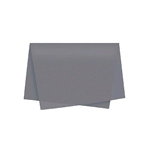 Papel de Seda - 50x70 - Cinza Escuro - 10 unidades - Rizzo