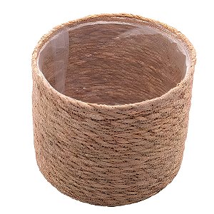 Cesta Decorativa Mayara de Seagrass com Forro Plástico - 18x18x16cm - 1 unidade - Rizzo