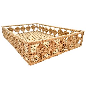 Cesto Decorativo Guatos Natural - 35x25x8cm - 1 unidade - Rizzo