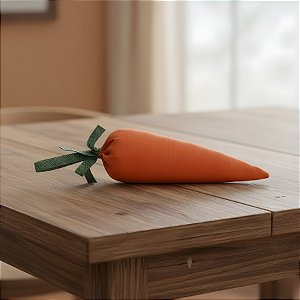 Enfeite Decorativo de Páscoa - Cenoura Laranja Lisa - 13cm - 1 unidade - Cromus - Rizzo