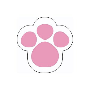 Etiqueta Adesiva - Pegada Rosa - 4cm - 60 unidades - Rizzo