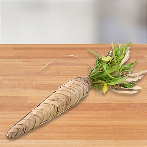 Enfeite Decorativo de Páscoa - Cenoura de Palha - 45cm - 1 unidade - Cromus - Rizzo