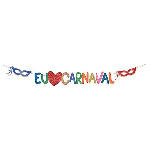 Faixa Decorativa Carnaval - Purpurina - 1 unidade - Cromus - Rizzo